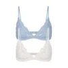 FITS EVERYBODY LACE TRIANGLE BRALETTE PACK | GLACIER MULTI