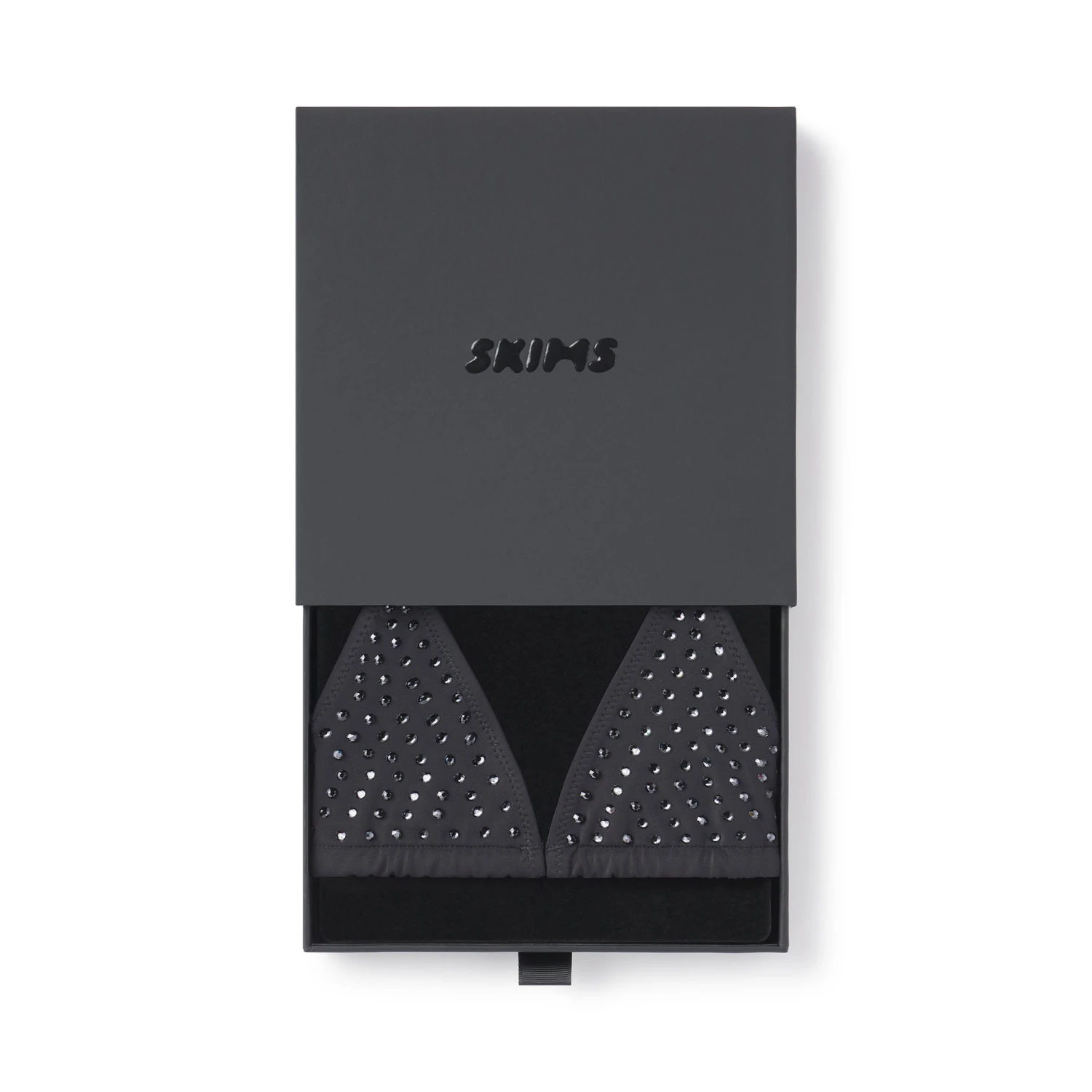 SPARKLE JERSEY MINI TRIANGLE BRALETTE | ONYX 7 SPARKLE JERSEY MINI TRIANGLE BRALETTE | ONYX - Image 5