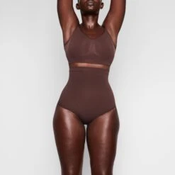 SEAMLESS SCULPT HIGH-WAISTED BRIEF | COCOA -SWIMwear Sale Store SH HWB 0002 COA A FR 00b0ca7f 1344 4410 8750 2956acd1def1