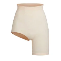 SEAMLESS SCULPT SOLUTION SHORT RIGHT LEG EXPOSED | SAND