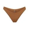 SWIM CHEEKY TANGA BOTTOMS | ALMOND -SWIMwear Sale Store SKIMS BASICSWIM SW TAN 0783 ALM