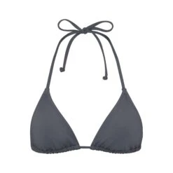 SWIM TRIANGLE TOP | GUNMETAL