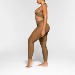 WARP KNIT COVER UP SCOOP BRALETTE | ARMY -SWIMwear Sale Store SKIMS BRA AP BRA 2063 OA ARM 0011 SD