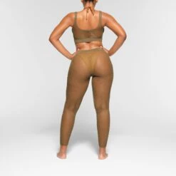 WARP KNIT COVER UP SCOOP BRALETTE | ARMY -SWIMwear Sale Store SKIMS BRA AP BRA 2063 OA ARM 0016 BK