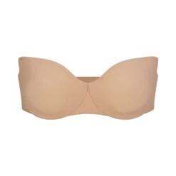 SMOOTHING STRAPLESS BRA | CLAY