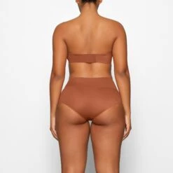 SMOOTHING STRAPLESS BRA | BRONZE -SWIMwear Sale Store SKIMS BRA BA BAN 2607 DA BRZ 0050 BK