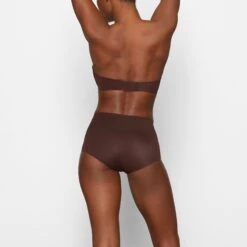 SMOOTHING STRAPLESS BRA | COCOA -SWIMwear Sale Store SKIMS BRA BA BAN 2607 DB COA 0026 BK