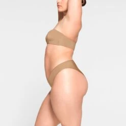 WIRELESS FORM STRAPLESS BRA | OCHRE -SWIMwear Sale Store SKIMS BRA BA BAN 2630 MD OCH 0606 SD