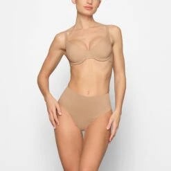 SMOOTHING FULL COVERAGE BRA | CLAY -SWIMwear Sale Store SKIMS BRA BA PLG 2610 DD CLY 0004 FR