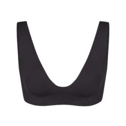 BONDED CORSET PLUNGE BRALETTE | ONYX