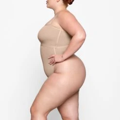 SHEER SCULPT BANDEAU | CLAY -SWIMwear Sale Store SKIMS BRA BND 0254 YC CLY 0009