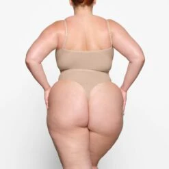 SHEER SCULPT BANDEAU | CLAY -SWIMwear Sale Store SKIMS BRA BND 0254 YC CLY 0013