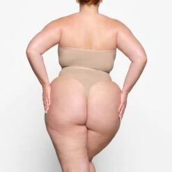 SHEER SCULPT BANDEAU | CLAY -SWIMwear Sale Store SKIMS BRA BND 0254 YC CLY 0049