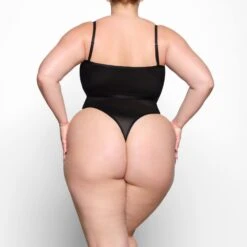 SHEER SCULPT BANDEAU | ONYX -SWIMwear Sale Store SKIMS BRA BND 0254 YC ONX 0014