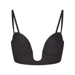 DEEP PLUNGE SHAPEWEAR BRA | ONYX -SWIMwear Sale Store SKIMS BRA BR BAN 2958 ONX STRAPS