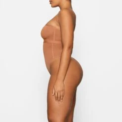 SHEER SCULPT BANDEAU | BRONZE -SWIMwear Sale Store SKIMS BRA BR BND 0254 DA BRZ 0047 SD