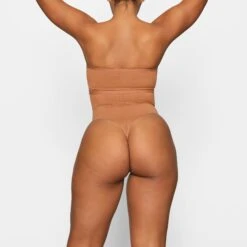 SHEER SCULPT BANDEAU | BRONZE -SWIMwear Sale Store SKIMS BRA BR BND 0254 DA BRZ 0051 BK