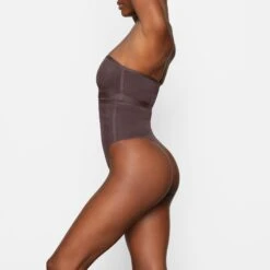 SHEER SCULPT BANDEAU | ESPRESSO -SWIMwear Sale Store SKIMS BRA BR BND 0254 DB ESP 0019 SD