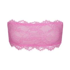 SKIMS LACE BANDEAU | BUBBLE GUM