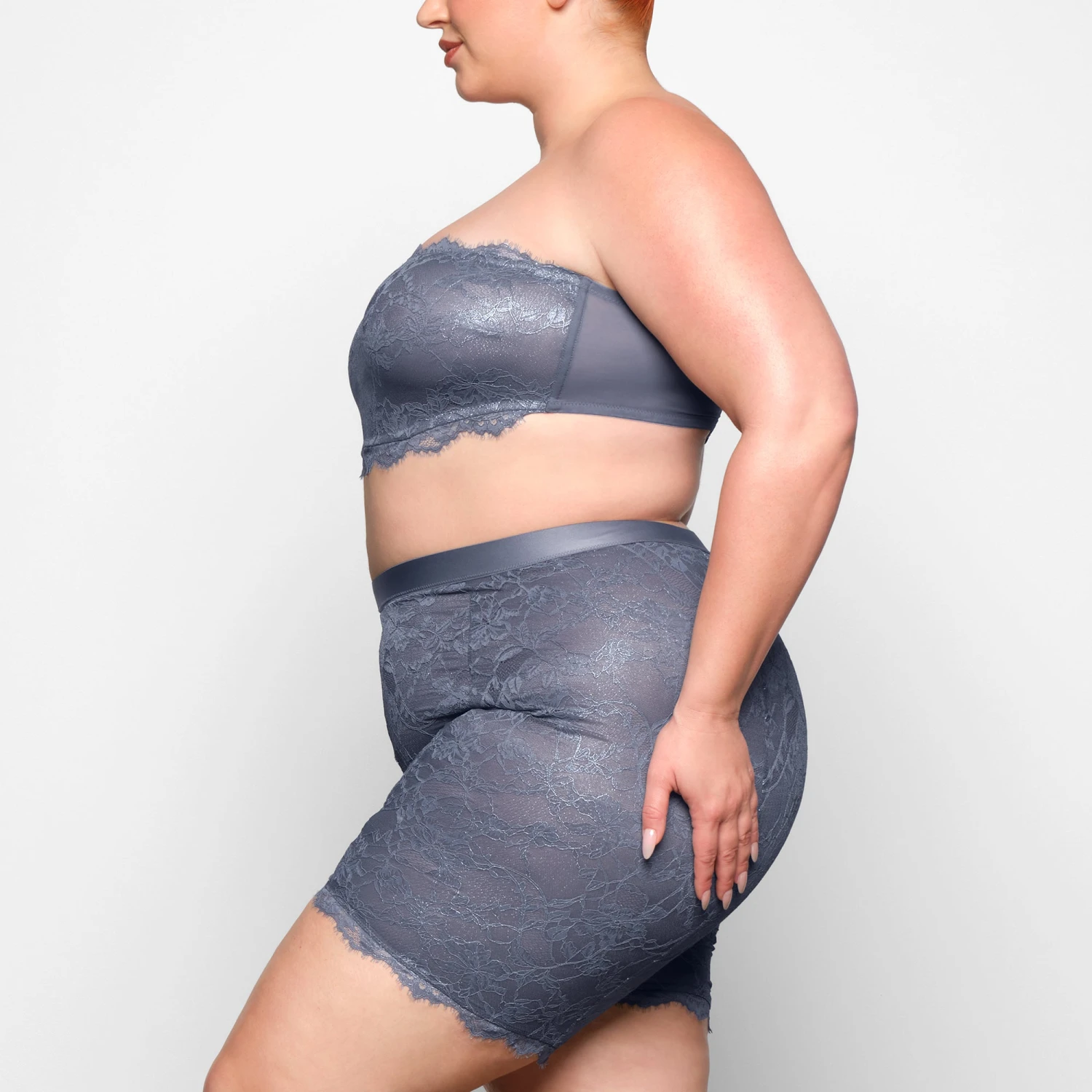 SKIMS LACE BANDEAU | THUNDER 5 SKIMS LACE BANDEAU | THUNDER - Image 3