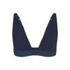 COTTON PLUNGE BRALETTE | NAVY 2 COTTON PLUNGE BRALETTE | NAVY -SWIMwear Sale Store SKIMS BRA BR PLG 0037 NVY
