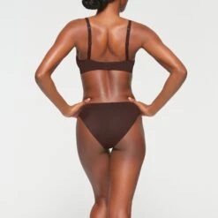 NAKED PLUNGE BRA | ESPRESSO -SWIMwear Sale Store SKIMS BRA BR PLG 1885 KB ESP 0014 BK
