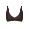 NAKED PLUNGE BRA | ESPRESSO