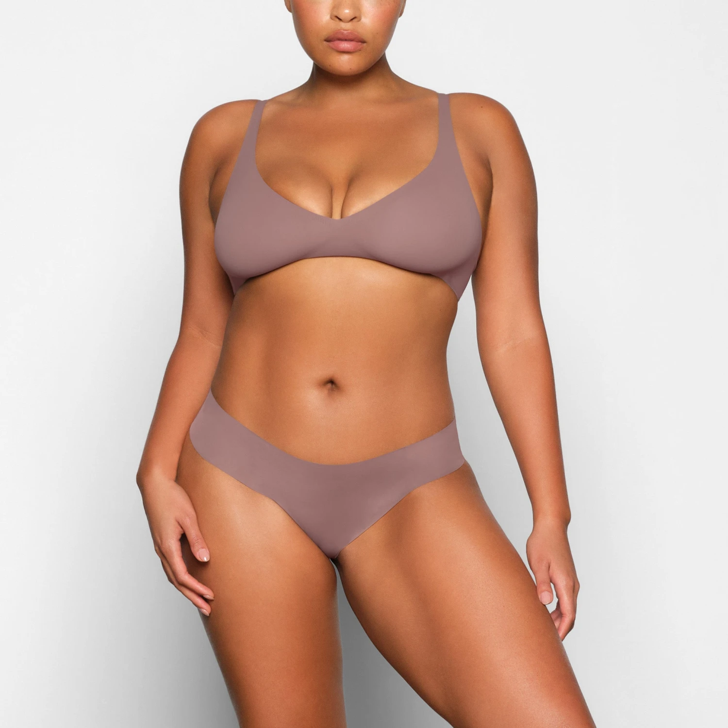 NAKED PLUNGE BRA | UMBER 4 NAKED PLUNGE BRA | UMBER - Image 2