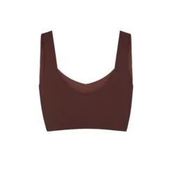 NAKED PLUNGE LONGLINE BRA | COCOA -SWIMwear Sale Store SKIMS BRA BR PLG 1886 COA B