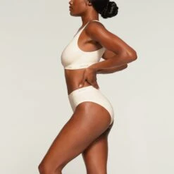 LOGO RIB PLUNGE BRALETTE | MARBLE -SWIMwear Sale Store SKIMS BRA BR PLG 2915 MB MBL 1528 SD