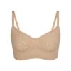 SEAMLESS SCULPT BRALETTE | CLAY