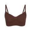 SEAMLESS SCULPT BRALETTE | COCOA