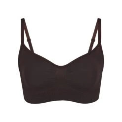 SEAMLESS SCULPT BRALETTE | ESPRESSO