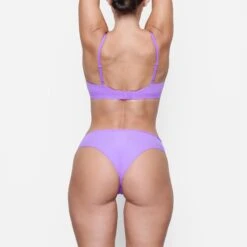 FITS EVERYBODY CROSSOVER BRALETTE | ULTRA VIOLET -SWIMwear Sale Store SKIMS BRA BR TRI 0235 IB UVT BK