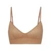 LOGO MESH TRIANGLE BRALETTE | SIENNA