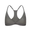 SMOOTH RIB RACERBACK TRIANGLE BRALETTE | GUNMETAL -SWIMwear Sale Store SKIMS BRA BR TRI 2509 GUN