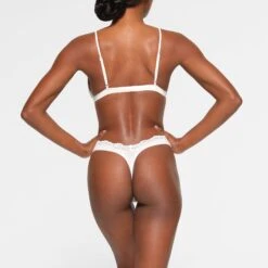 FITS EVERYBODY LACE TRIANGLE BRALETTE PACK | GLACIER MULTI -SWIMwear Sale Store SKIMS BRA BR TRI 3630 LB BPM 0023 BK