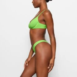 COTTON LOGO UNDERWIRE DEMI BRA | NEON GREEN -SWIMwear Sale Store SKIMS BRA BR UWR 2001 EA NGE 0007 SD 1e1190c0 5510 4ed5 889b fce695b5b765
