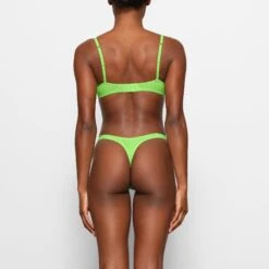 COTTON LOGO UNDERWIRE DEMI BRA | NEON GREEN -SWIMwear Sale Store SKIMS BRA BR UWR 2001 EA NGE 0013 BK 0afa5ff7 6c75 45c6 8cc2 ba2a167c24b7