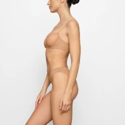 NO SHOW MOLDED UNLINED BALCONETTE BRA | OCHRE 11 NO SHOW MOLDED UNLINED BALCONETTE BRA | OCHRE -SWIMwear Sale Store SKIMS BRA BR UWR 2054 FD OCH 0008 SD