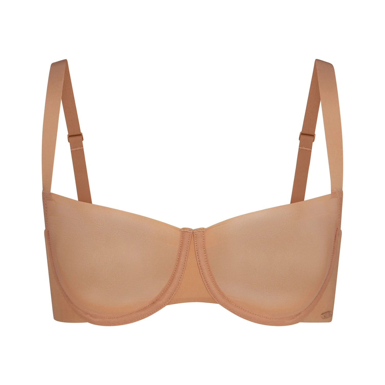 NO SHOW MOLDED UNLINED BALCONETTE BRA | OCHRE 3 NO SHOW MOLDED UNLINED BALCONETTE BRA | OCHRE