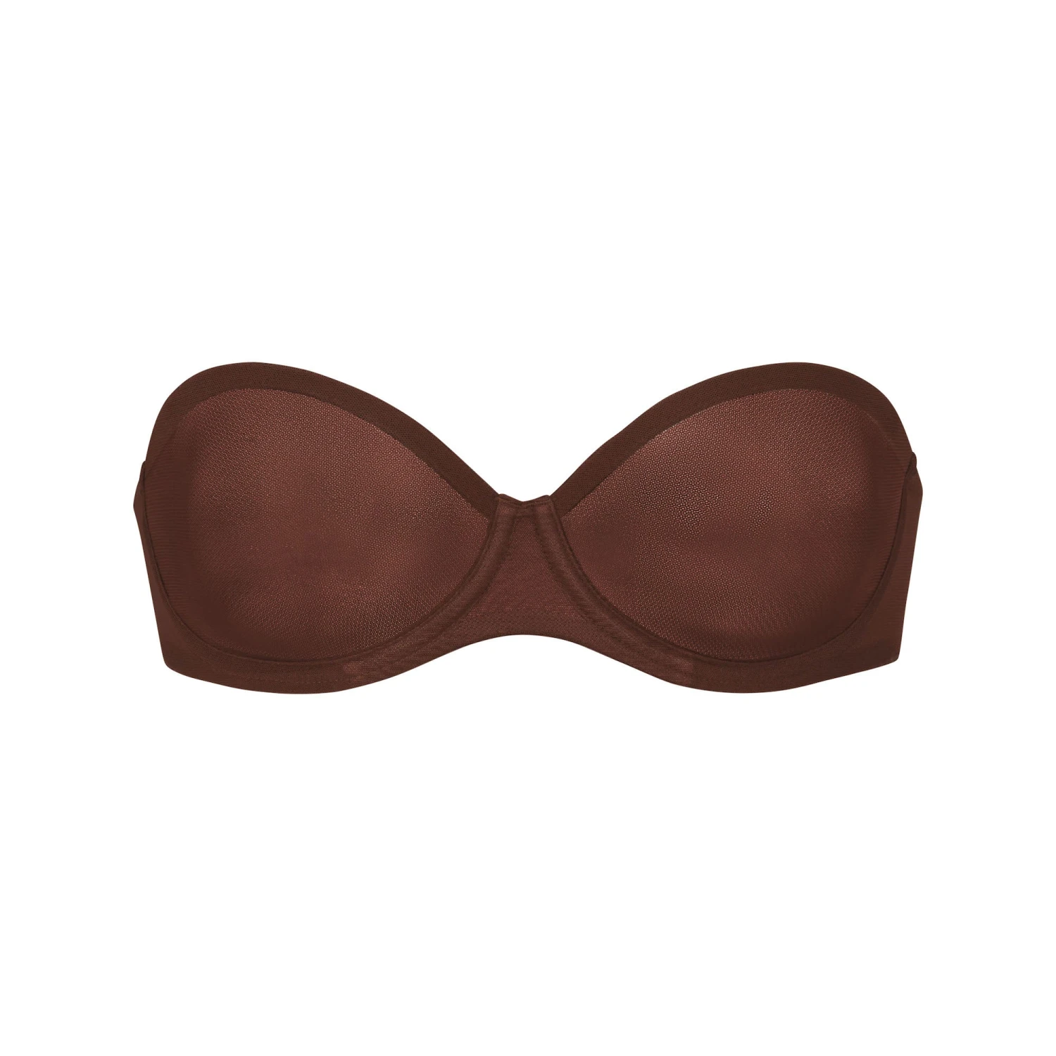 ULTRA FINE MESH STRAPLESS BRA | MAHOGANY 3 ULTRA FINE MESH STRAPLESS BRA | MAHOGANY
