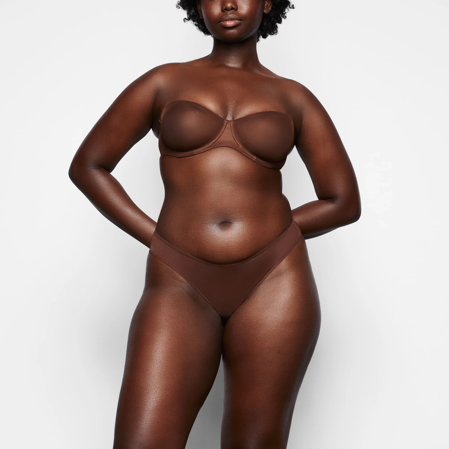 ULTRA FINE MESH STRAPLESS BRA | MAHOGANY 4 ULTRA FINE MESH STRAPLESS BRA | MAHOGANY - Image 2