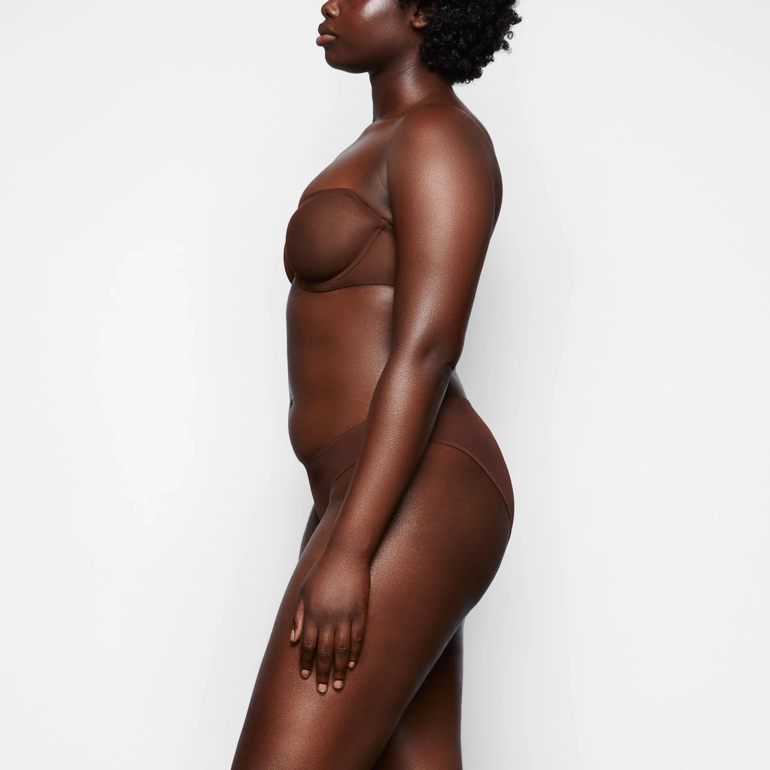 ULTRA FINE MESH STRAPLESS BRA | MAHOGANY 5 ULTRA FINE MESH STRAPLESS BRA | MAHOGANY - Image 3