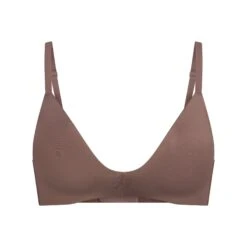 WIRELESS FORM T-SHIRT DEMI BRA | UMBER