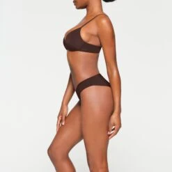 WIRELESS FORM PUSH-UP PLUNGE BRA | ESPRESSO -SWIMwear Sale Store SKIMS BRA BR WRL 1891 KB ESP 0007 SD