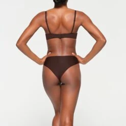 WIRELESS FORM PUSH-UP PLUNGE BRA | ESPRESSO -SWIMwear Sale Store SKIMS BRA BR WRL 1891 KB ESP 0012 BK