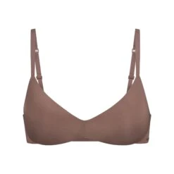 WIRELESS FORM PUSH-UP PLUNGE BRA | UMBER