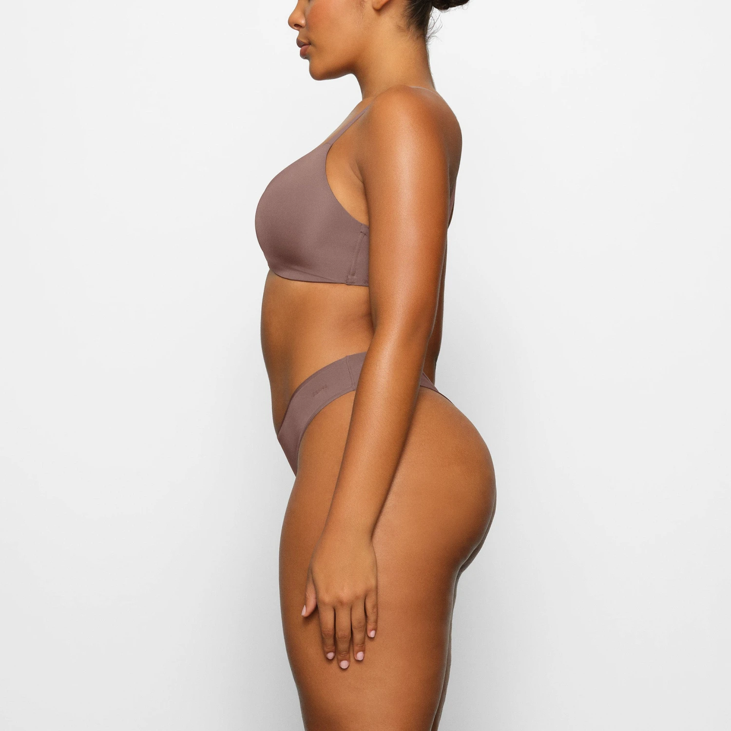 WIRELESS FORM T-SHIRT DEMI BRA | UMBER 5 WIRELESS FORM T-SHIRT DEMI BRA | UMBER - Image 3