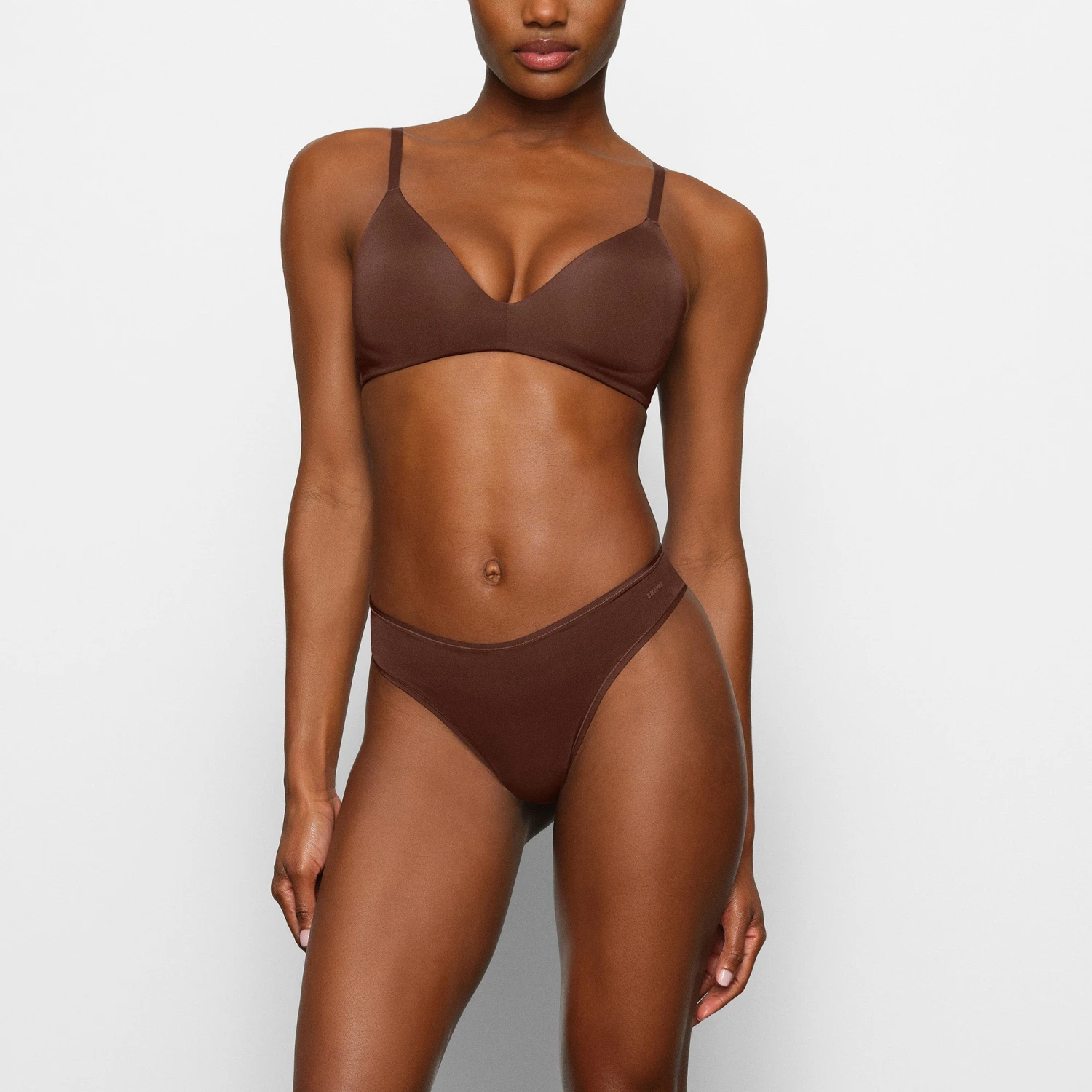 WIRELESS FORM T-SHIRT DEMI BRA | COCOA 4 WIRELESS FORM T-SHIRT DEMI BRA | COCOA - Image 2